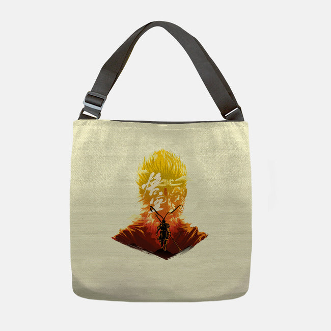 The Monkey King-None-Adjustable Tote-Bag-hypertwenty