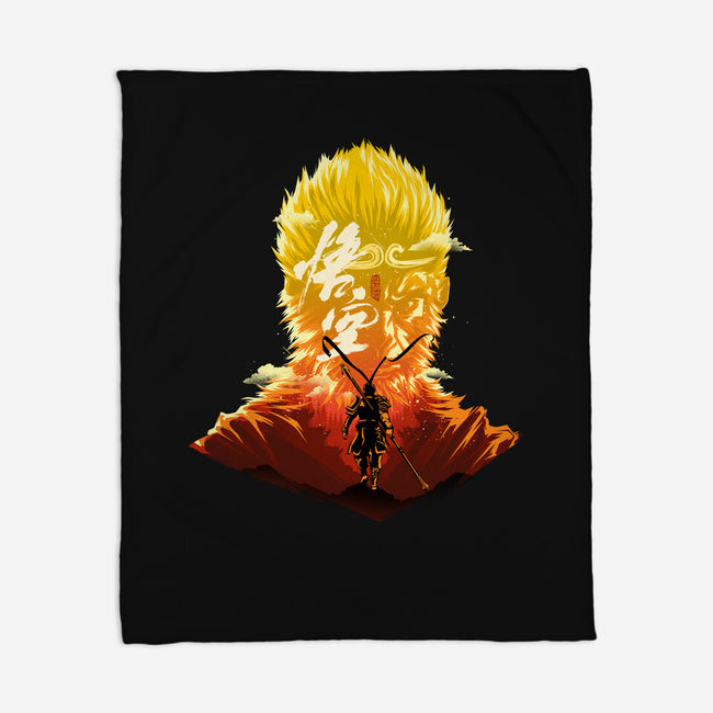 The Monkey King-None-Fleece-Blanket-hypertwenty