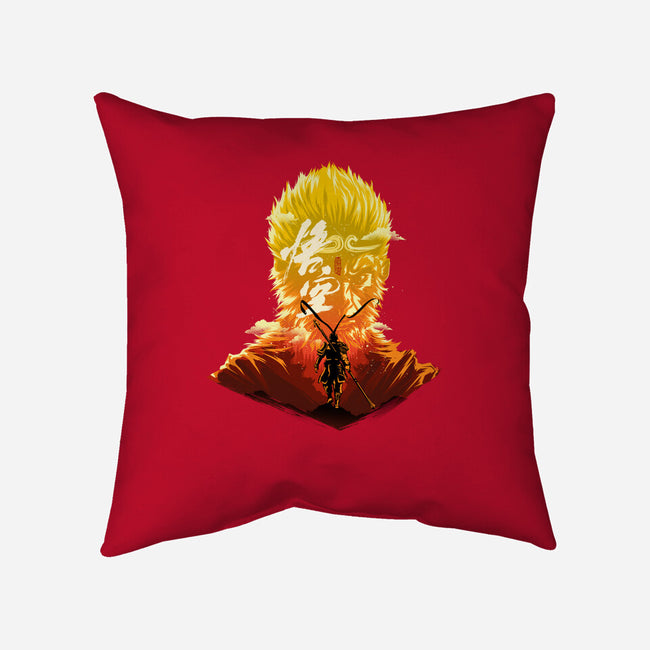 The Monkey King-None-Non-Removable Cover w Insert-Throw Pillow-hypertwenty