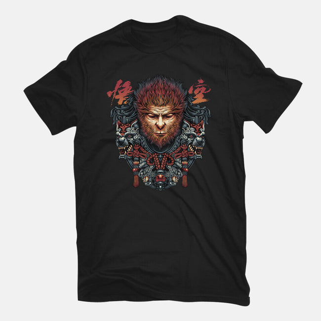 The Legend Of The Monkey King-Mens-Basic-Tee-glitchygorilla