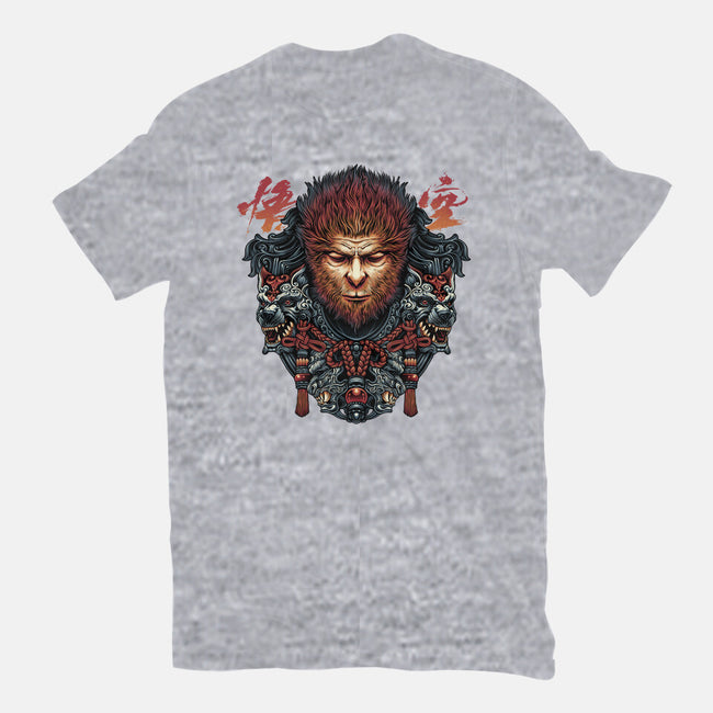 The Legend Of The Monkey King-Womens-Basic-Tee-glitchygorilla