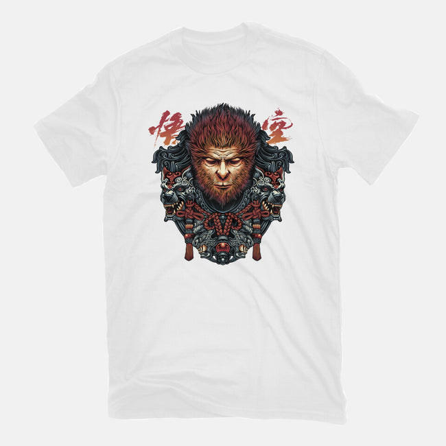 The Legend Of The Monkey King-Mens-Heavyweight-Tee-glitchygorilla