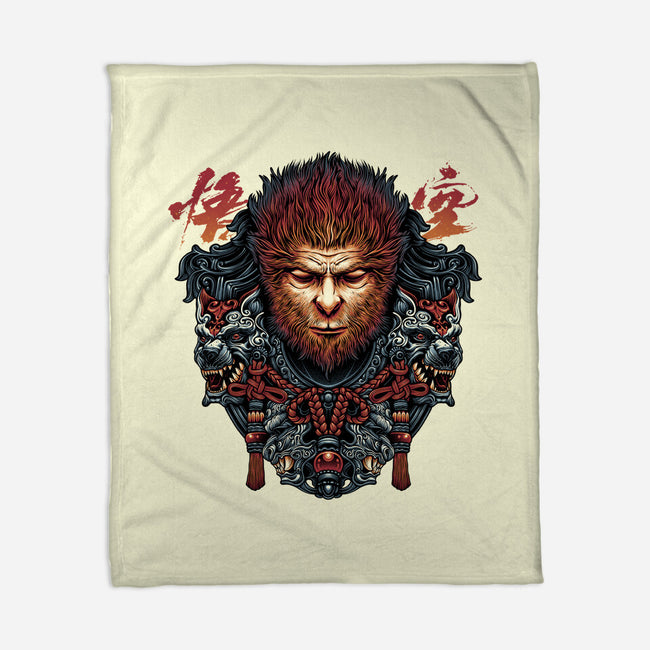 The Legend Of The Monkey King-None-Fleece-Blanket-glitchygorilla