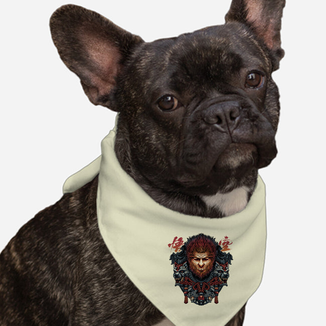 The Legend Of The Monkey King-Dog-Bandana-Pet Collar-glitchygorilla