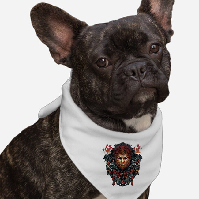 The Legend Of The Monkey King-Dog-Bandana-Pet Collar-glitchygorilla