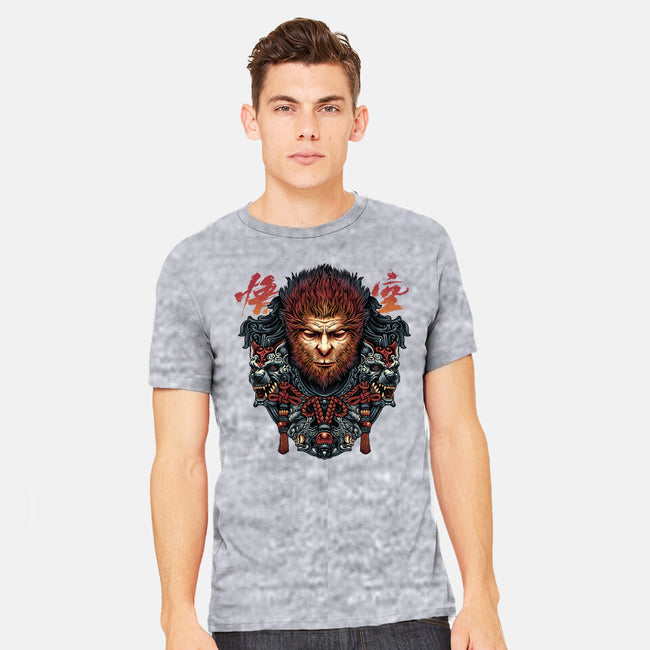 The Legend Of The Monkey King-Mens-Heavyweight-Tee-glitchygorilla