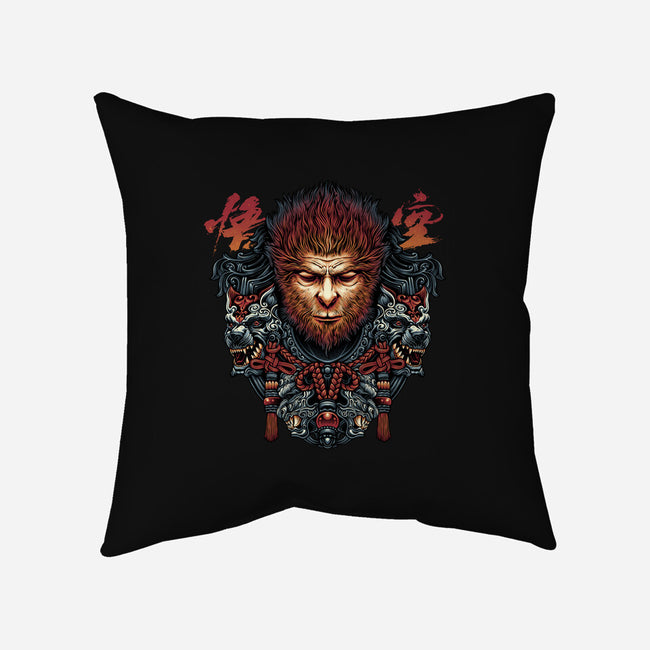 The Legend Of The Monkey King-None-Non-Removable Cover w Insert-Throw Pillow-glitchygorilla