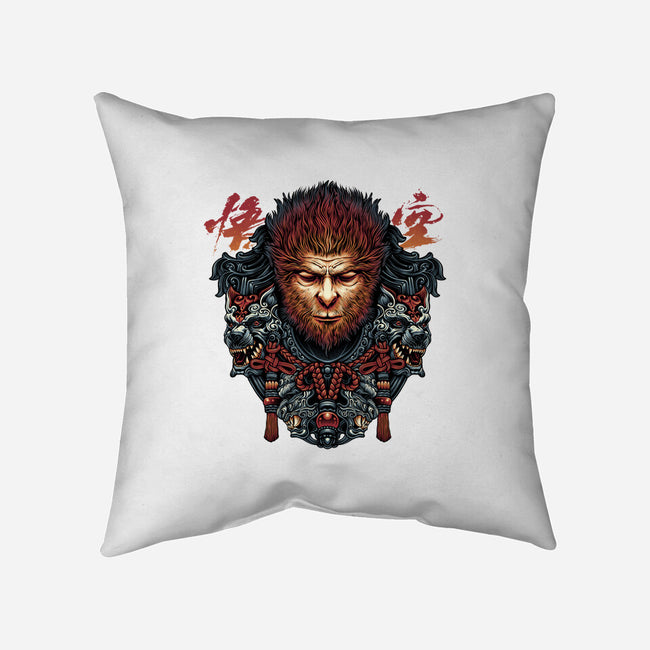 The Legend Of The Monkey King-None-Non-Removable Cover w Insert-Throw Pillow-glitchygorilla