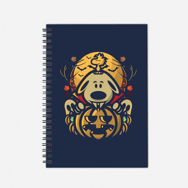 Fall Beagle-None-Dot Grid-Notebook-jrberger