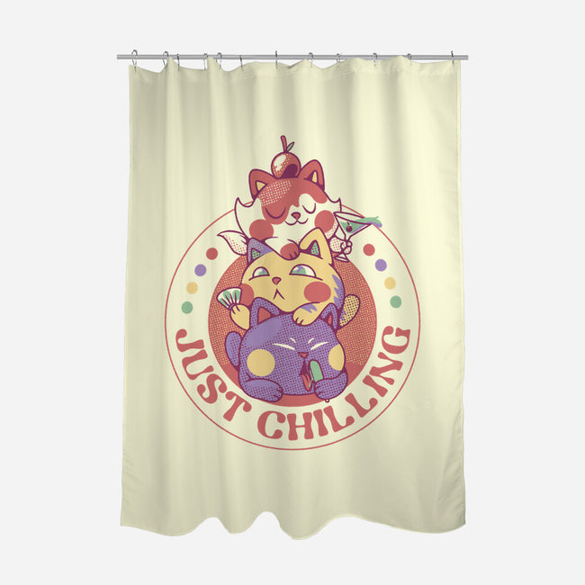 Kitten Cat Ice Cream-None-Polyester-Shower Curtain-tobefonseca