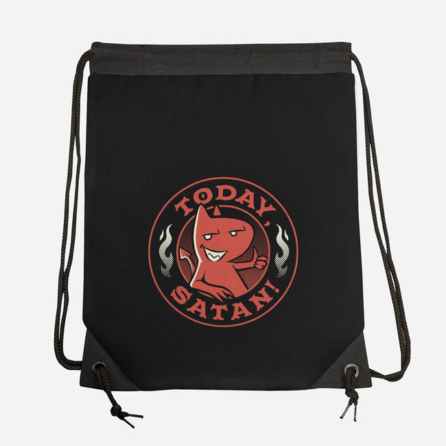 Today Satan-None-Drawstring-Bag-tobefonseca