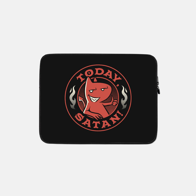 Today Satan-None-Zippered-Laptop Sleeve-tobefonseca