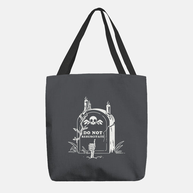 Do Not Resuscitate Grave-None-Basic Tote-Bag-tobefonseca