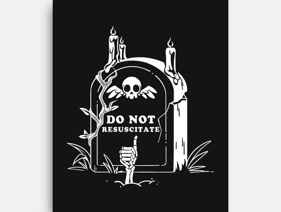 Do Not Resuscitate Grave