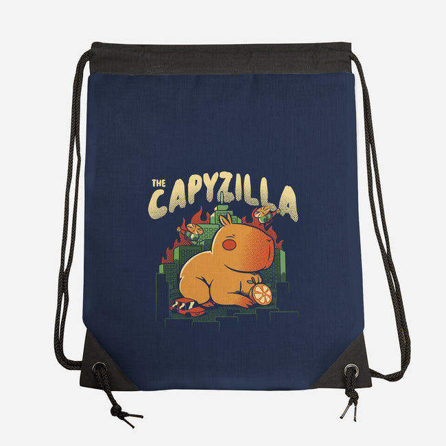 Capyzilla Kawaii Monster-None-Drawstring-Bag-tobefonseca