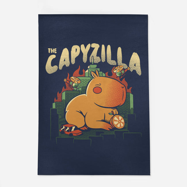 Capyzilla Kawaii Monster-None-Indoor-Rug-tobefonseca