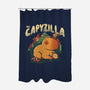 Capyzilla Kawaii Monster-None-Polyester-Shower Curtain-tobefonseca