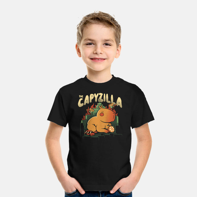 Capyzilla Kawaii Monster-Youth-Basic-Tee-tobefonseca