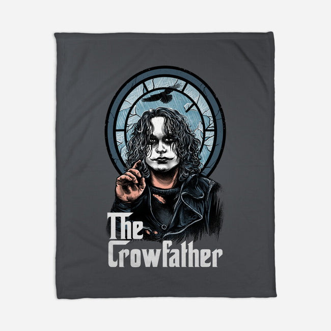 The Crowfather-None-Fleece-Blanket-zascanauta