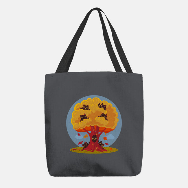 Kitty Tree-None-Basic Tote-Bag-erion_designs