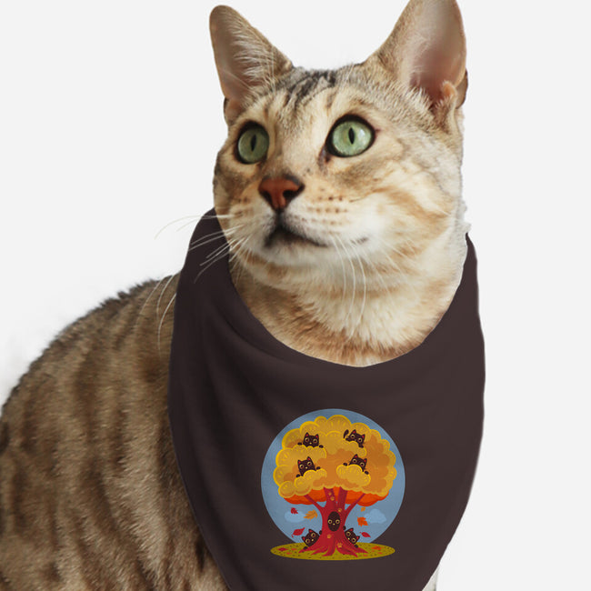 Kitty Tree-Cat-Bandana-Pet Collar-erion_designs