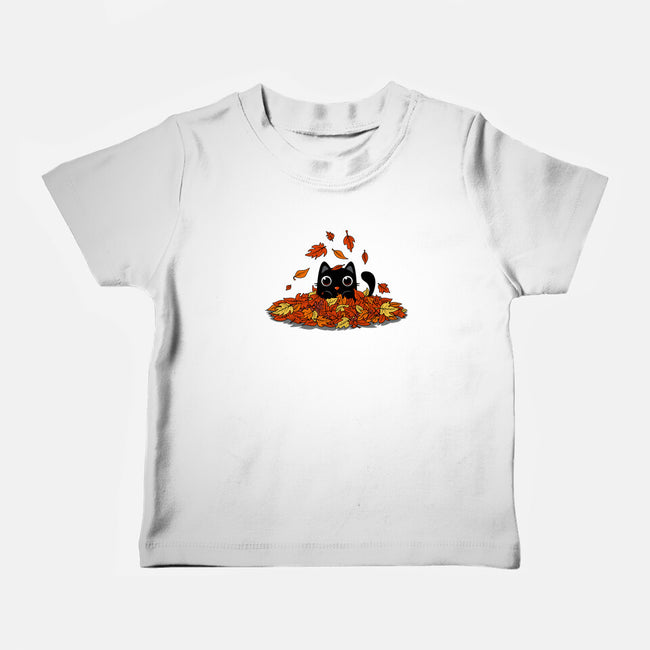 Kitty Leaves-Baby-Basic-Tee-erion_designs