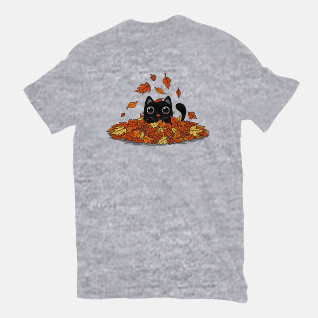 Kitty Leaves-Mens-Basic-Tee-erion_designs