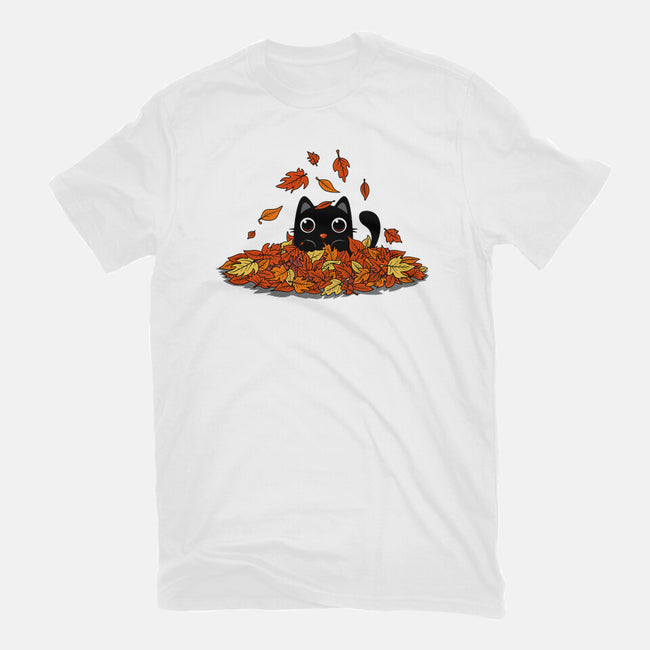 Kitty Leaves-Mens-Basic-Tee-erion_designs