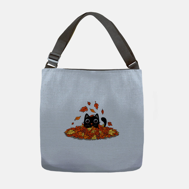 Kitty Leaves-None-Adjustable Tote-Bag-erion_designs