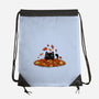 Kitty Leaves-None-Drawstring-Bag-erion_designs