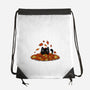 Kitty Leaves-None-Drawstring-Bag-erion_designs