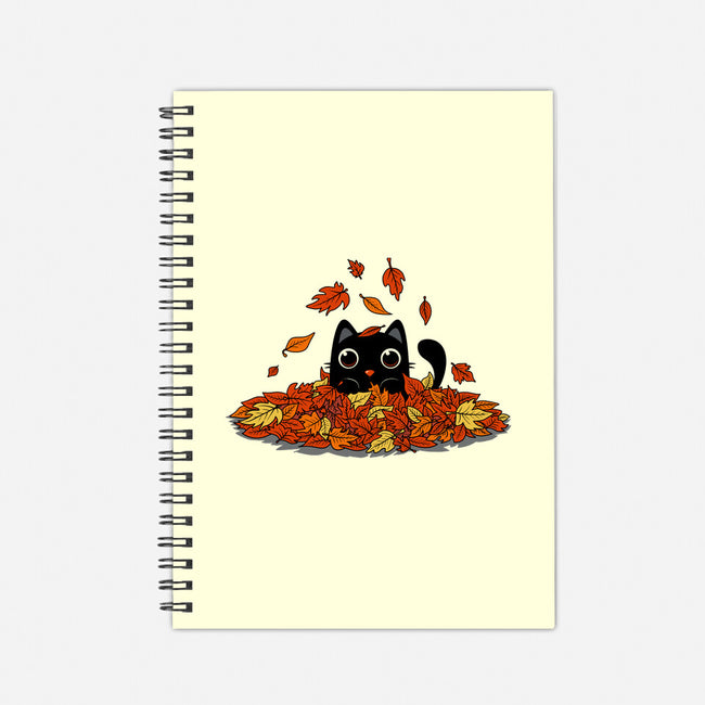 Kitty Leaves-None-Dot Grid-Notebook-erion_designs