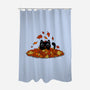 Kitty Leaves-None-Polyester-Shower Curtain-erion_designs