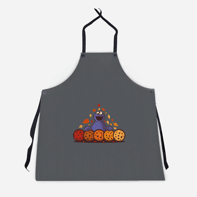 Autumn Cookie Colors-Unisex-Kitchen-Apron-erion_designs