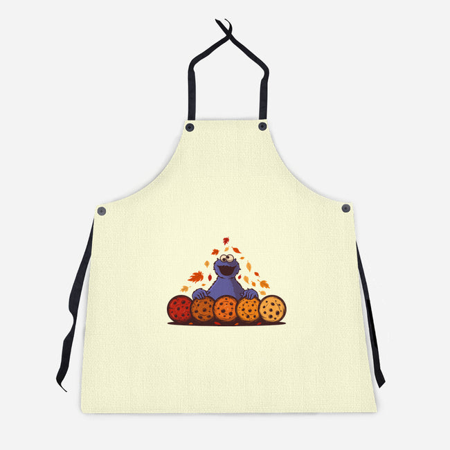 Autumn Cookie Colors-Unisex-Kitchen-Apron-erion_designs