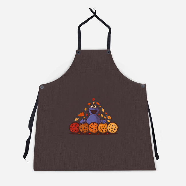 Autumn Cookie Colors-Unisex-Kitchen-Apron-erion_designs