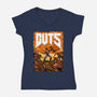 Guts Of Doom-Womens-V-Neck-Tee-manoystee