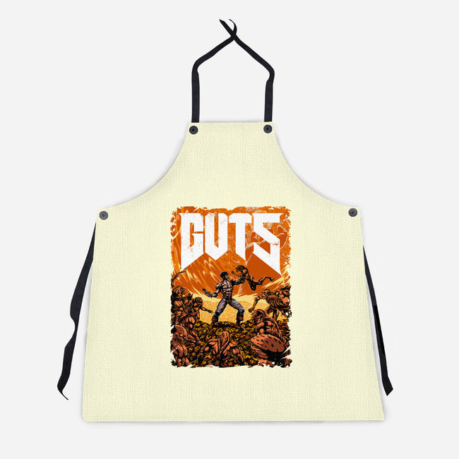 Guts Of Doom-Unisex-Kitchen-Apron-manoystee