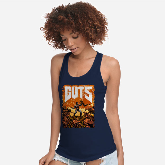 Guts Of Doom-Womens-Racerback-Tank-manoystee