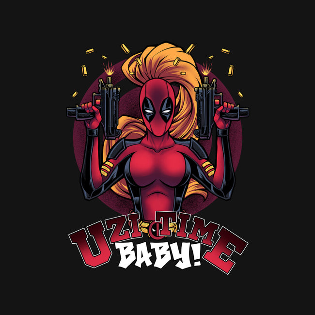 Uzi Time Baby-Womens-V-Neck-Tee-Cattoc_C