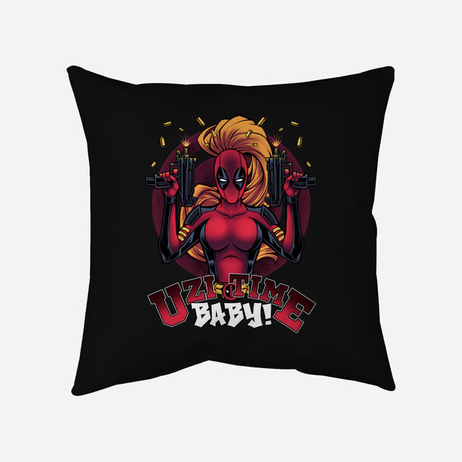 Uzi Time Baby-None-Non-Removable Cover w Insert-Throw Pillow-Cattoc_C