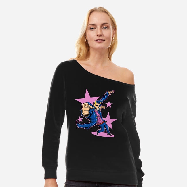 New Jojo-Womens-Off Shoulder-Sweatshirt-nickzzarto