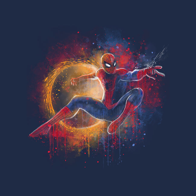 Painting The Spiderverse-Womens-Basic-Tee-zascanauta