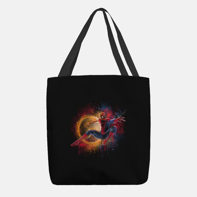 Painting The Spiderverse-None-Basic Tote-Bag-zascanauta