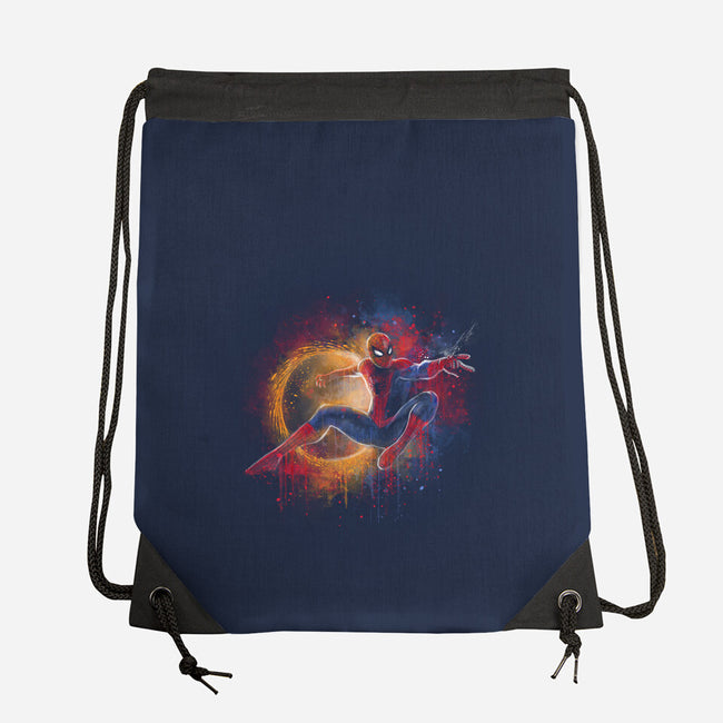 Painting The Spiderverse-None-Drawstring-Bag-zascanauta