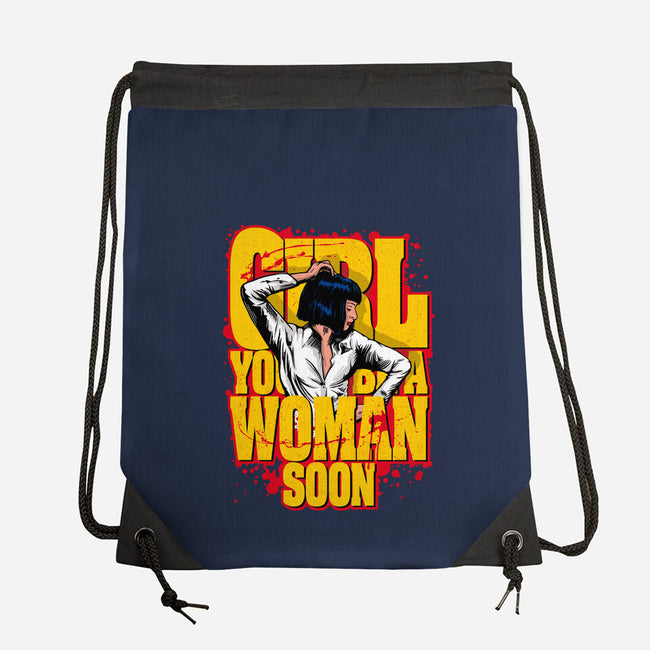 Pulp Girl-None-Drawstring-Bag-CappO