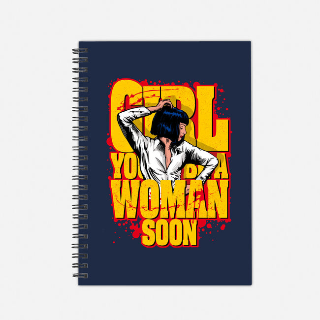 Pulp Girl-None-Dot Grid-Notebook-CappO