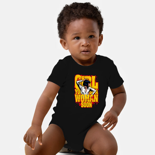 Pulp Girl-Baby-Basic-Onesie-CappO