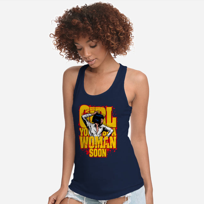 Pulp Girl-Womens-Racerback-Tank-CappO