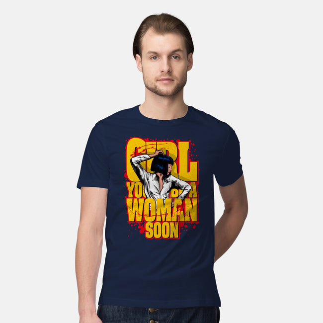 Pulp Girl-Mens-Premium-Tee-CappO